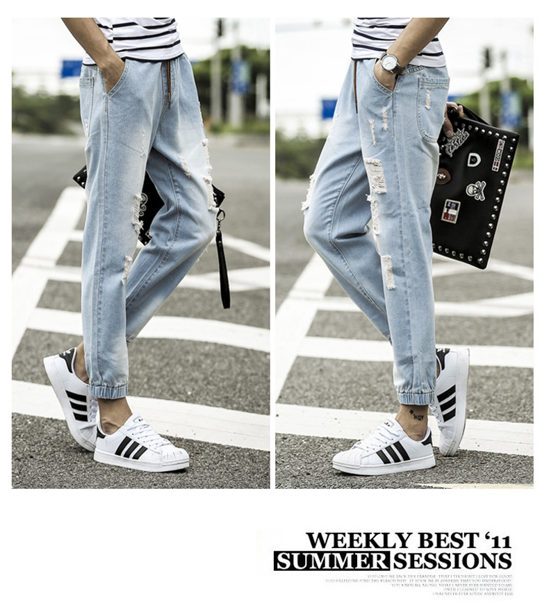 Jeans pour adolescent Sarouel en coton pour automne - Ref 1469984 Image 15