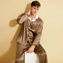 Autumn Winter Long Sleeve Plus Suede Pajamas Two Sets Thickened Warm Great Code Mens Home Conserved Suit Winter