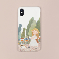 Original Cute Apple 8 7plus iphoneXS XR MAX phone case all-inclusive silicone