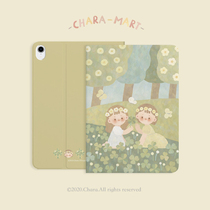 Four leaf grass 2022 new 10 2ipad protective sheath 9 7 inch silicone pro11 trifold air3 tablet
