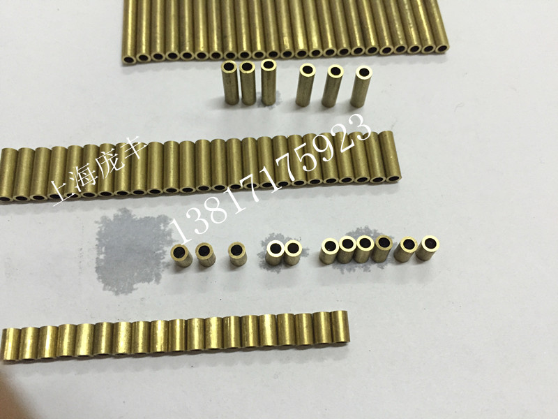 King Kong Bodhi inlaid brass tube Buddha beads inlaid special high-purity brass tube model copper tube outer diameter 3MM
