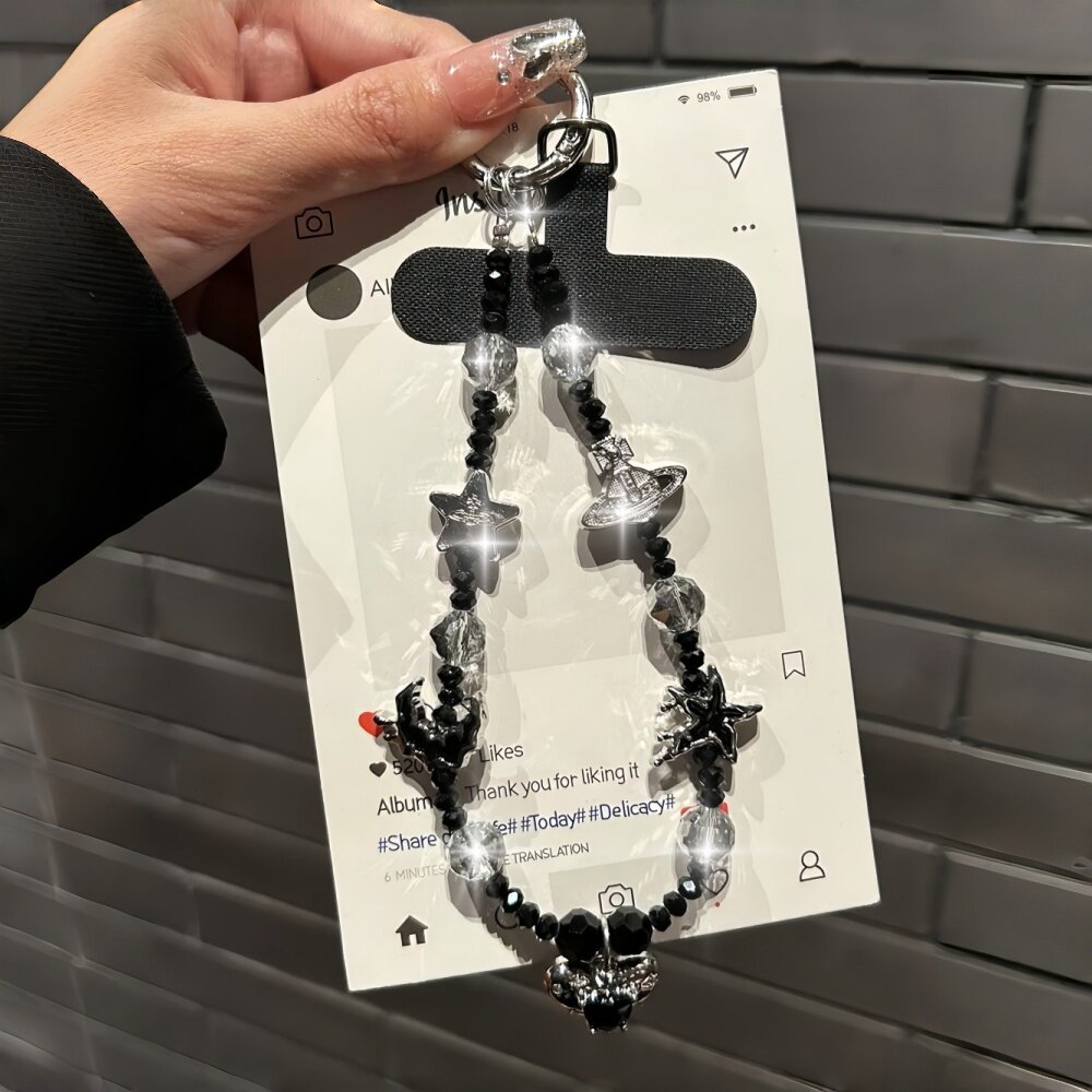 Super trending on Instagram: Vivienne Westwood phone lanyard, sweet and cool style, alloy chain, bag charm.