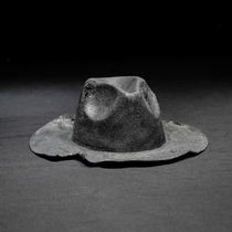  Bloody Star fishy original design Dark Jazz woolen hat Retro wide edge handmade old top hat for men and women