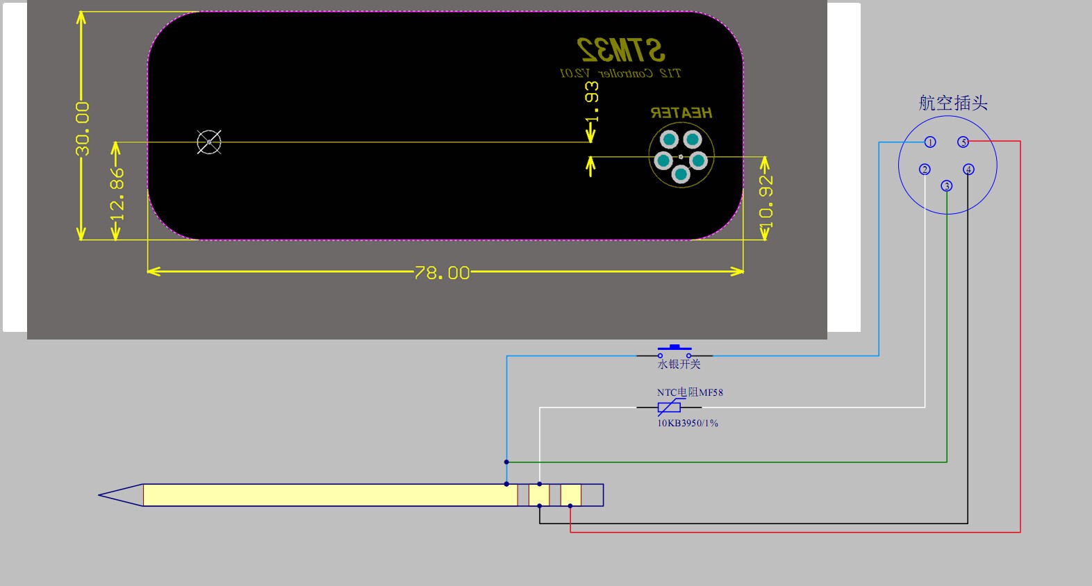 Схема жала t12