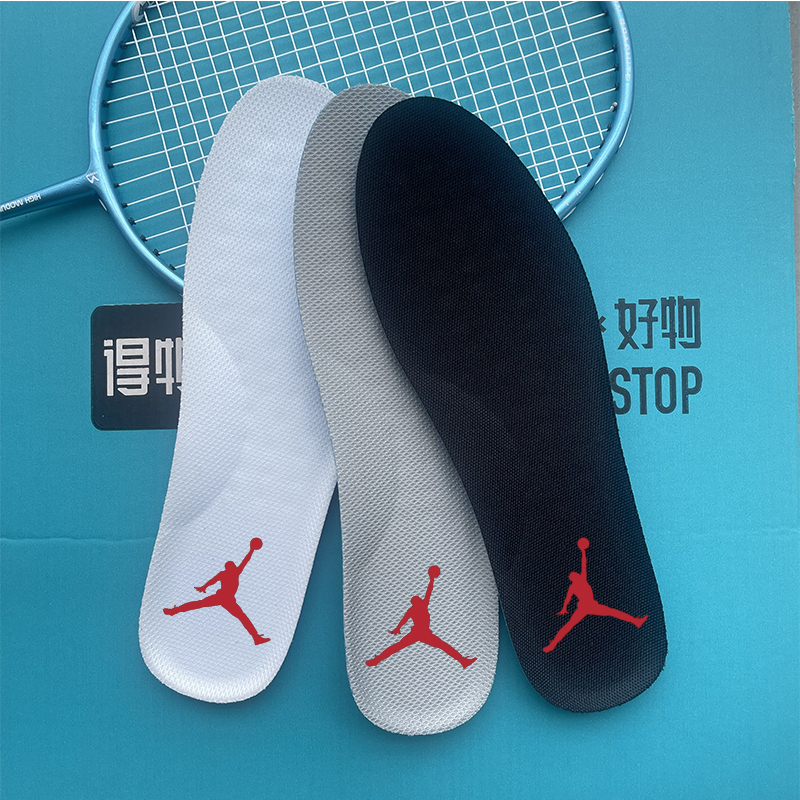 Suitable for Nike Basketball Sports Insoles Aj1 for Men and Women, Breathable, Sweat-Absorbent, Deodorant, Shock-Absorbing, Thickeneded, Comfortable for Military Training