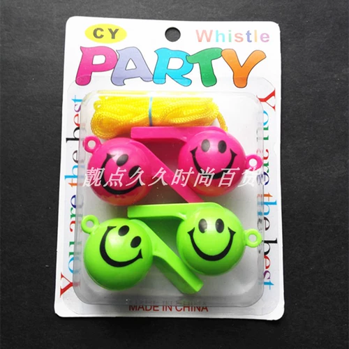 Пластиковый дорожный свисток для детского сада, футбольная игрушка