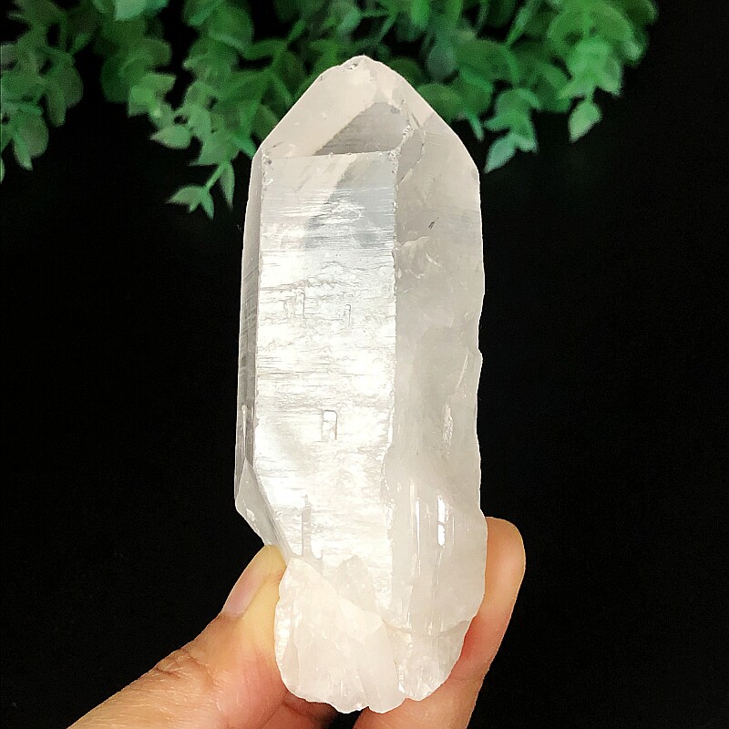 水晶原石系列 天然白水晶柱原石摆件利姆利亚白水晶柱原生态能量石冥想一图一物 Fhsjp