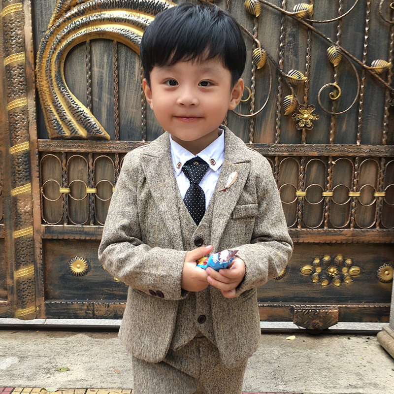 Children suits suit Playboy gown boy wedding companion Piano Performance Out of 2019 New Child West suit