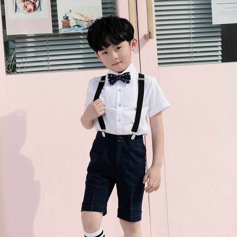 61 children's performance costume boys and girls suit kindergarten recitation primary school students chorus performance dress school uniform