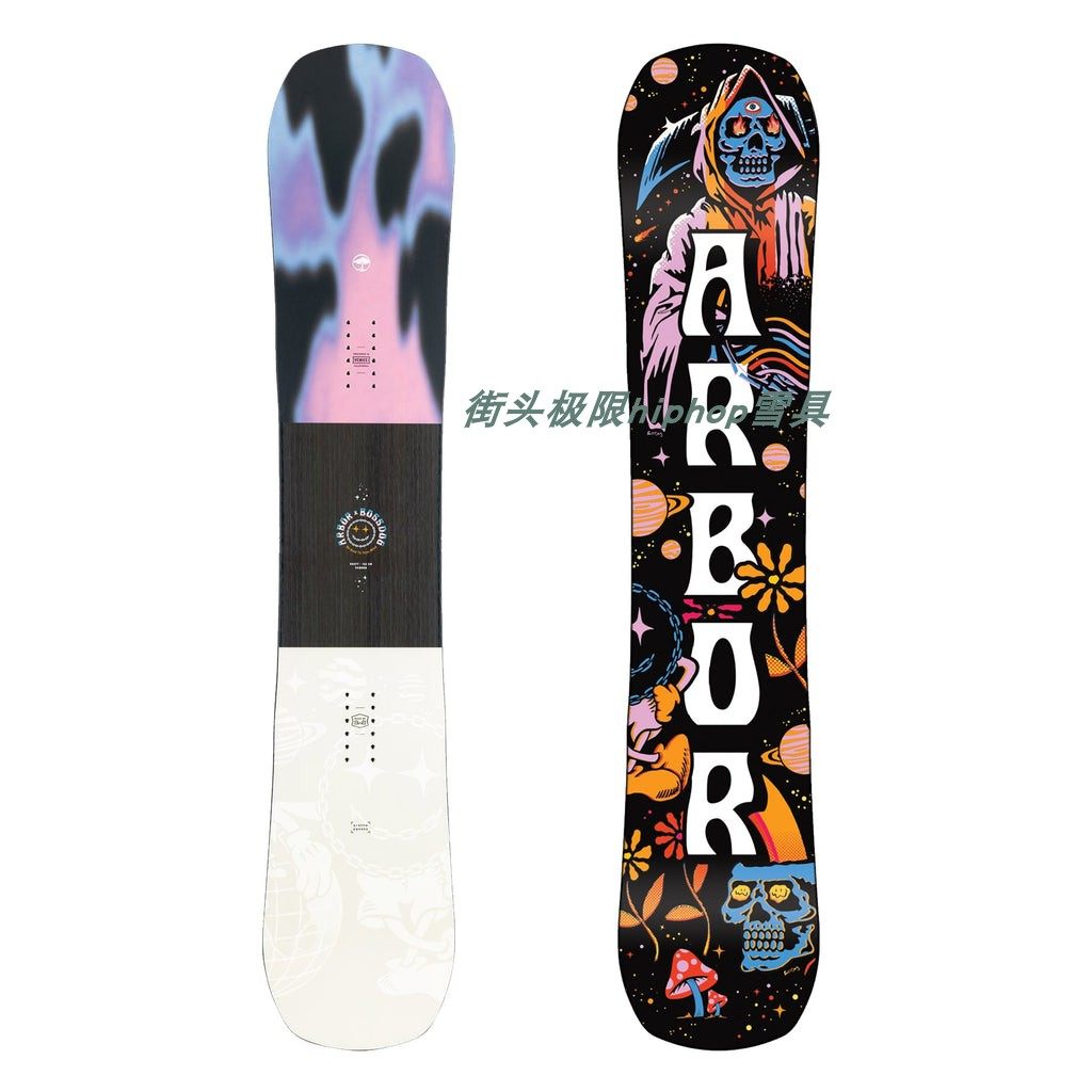 22-23 Arbor men's Veneer Ski board Daft Camber