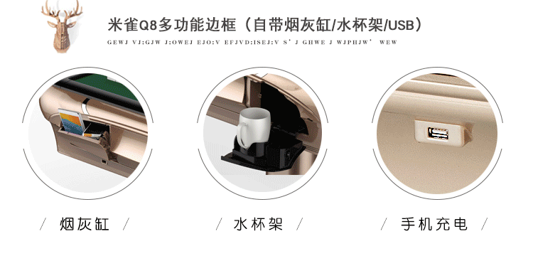 Mickey bàn tự động sử dụng kép máy mạt chược gấp bốn chiều tàu lượn siêu tốc đẩy điện câm nhà máy lanh bàn - Các lớp học Mạt chược / Cờ vua / giáo dục bộ bài mạt chược