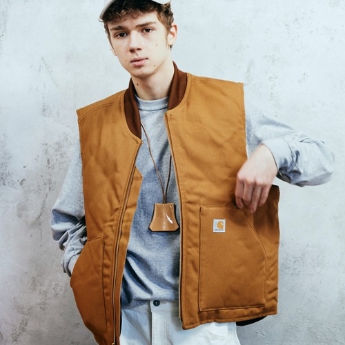 In-Stock Genuine Carhartt V01 Carhartt Mainline Classic Zipper Casual Vest American Workwear