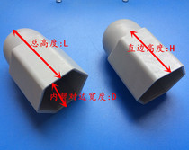 (M36*55)Double NUT PROTECTIVE cap Anchor bolt protective cap extended screw protective sleeve height 105MM