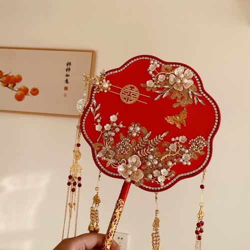 Красный цветной элитный набор материалов для невесты, DIY, китайский стиль, подарок на день рождения