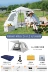 thuê lều camping Lều ngoài trời gấp di động thiết bị cắm trại ngoài trời trẻ em công viên cắm trại dã ngoại hoàn toàn tự động dày chống mưa lều trại đẹp lều glamping 