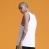 Kimura Sanshe không tay in áo thun thể thao giản dị vest nam cotton mùa hè vest rộng vai xu hướng - Áo vest cotton Áo vest cotton