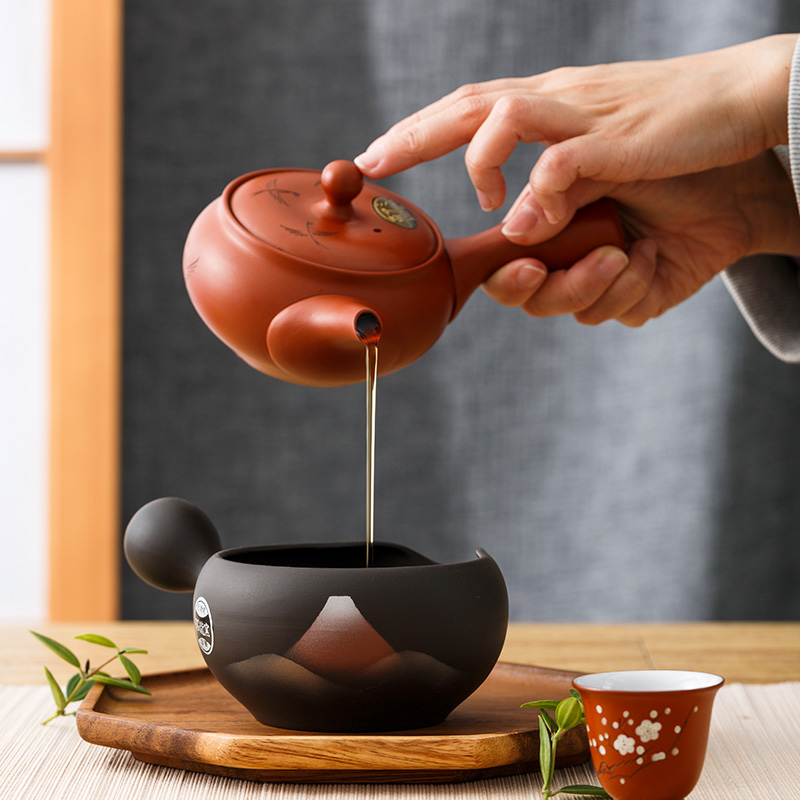 , slippery burn checking ceramic POTS side household imported from Japan Japanese it the teapot single pot kung fu tea pot