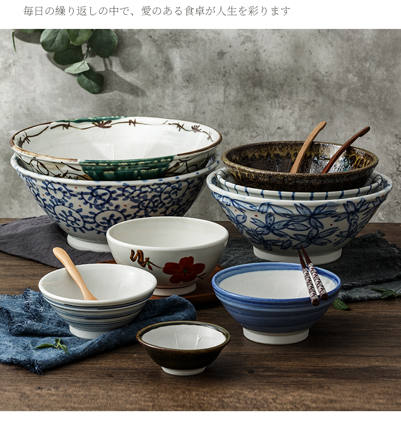 Japan hand - made ceramic household consisting tool grinding bowl bowl ltd. basin of Japanese cuisine food mill