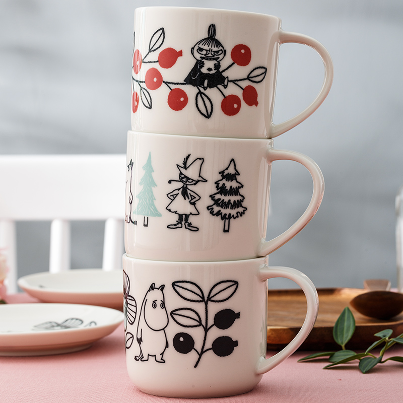 Moomin Moomin mugs Finland Nordic wind household under the glaze color express cartoon cup ceramic cup cup