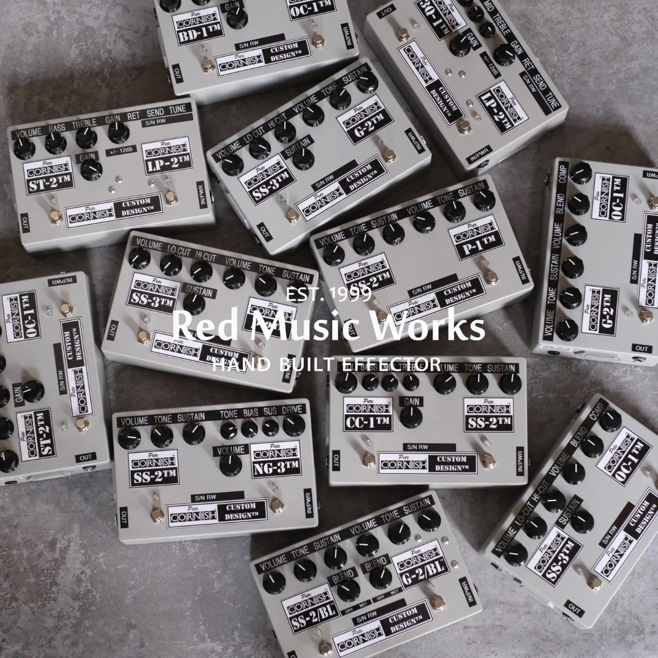 Pete Cornish Duplex GRAY double nail gray box series handmade stompbox effector