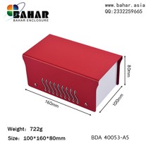 Bahar shell device toolbox shell metal DIY electronic iron housing monitor case BDA40053