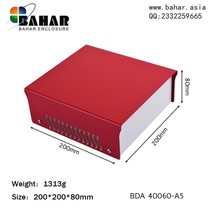 Bahar shell electronic meter metal equipment housing DIY iron shell controller case BDA40060