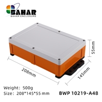 Plastic raw material pulse control instrument IP68 waterproof junction box Bahar shell electrical box BWP10219