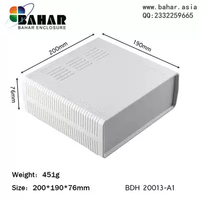 Bahar shell DIY control box ABS projection plastic shell desktop electronic instrument box BDH20013