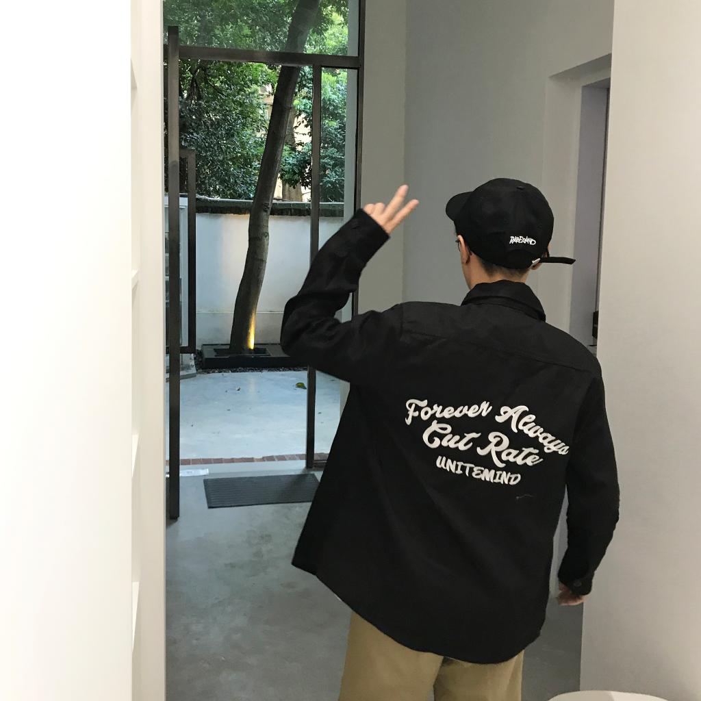 12CM SHOP 精工手写体刺绣衬衫外套男女