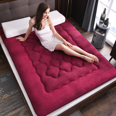 【璟雯】加厚法莱绒保暖床垫