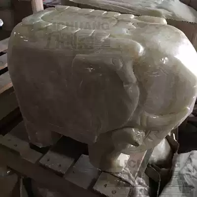 Bath stone stool elephant Jade stool sauna room Jade stool bath pool sitting stool rubbing Bath special stone stool