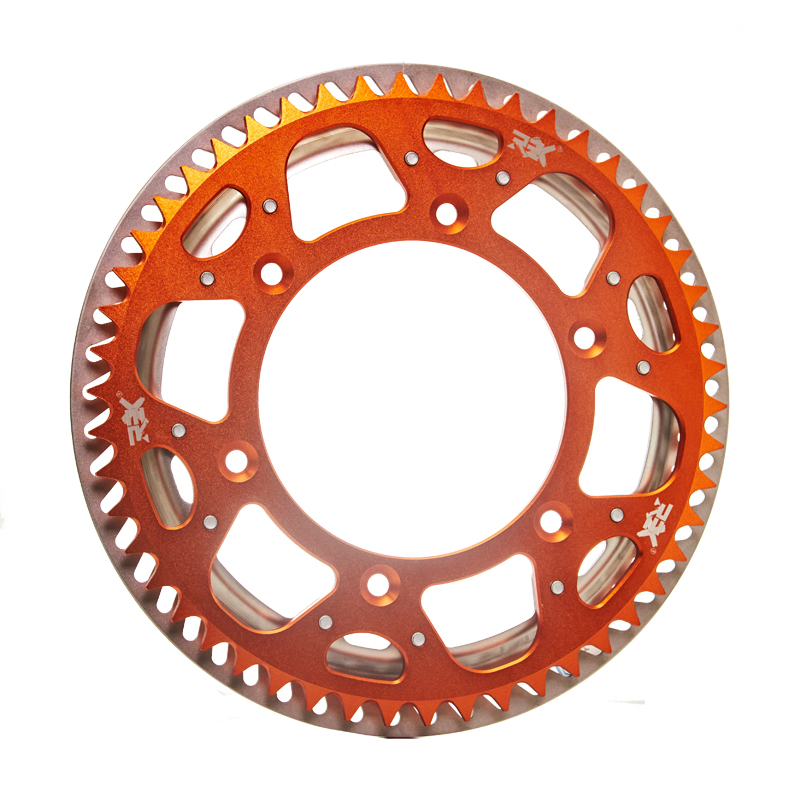 Universal Two-Stroke Off-Road Motorcycle Rear Chain Sprocket Anti-Slip Chain Guide Integrated Unit Universal Two-Stroke Off-Road Motorcycle Rear Chain Sprocket Anti-Slip Chain Guide Integrated Unit