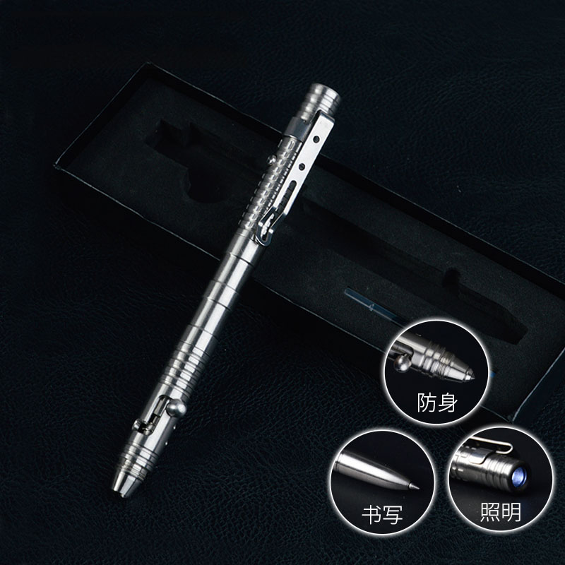 Carbine stainless steel tactical pen portable men outdoor can write self-defense broken window