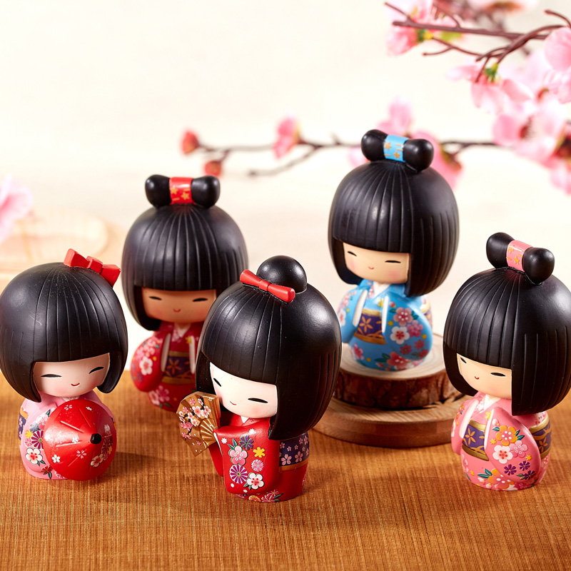 Japanese Doll-shaped and Doll-cuisine restaurantSushi decoration Japanese desktop fittings home gift
