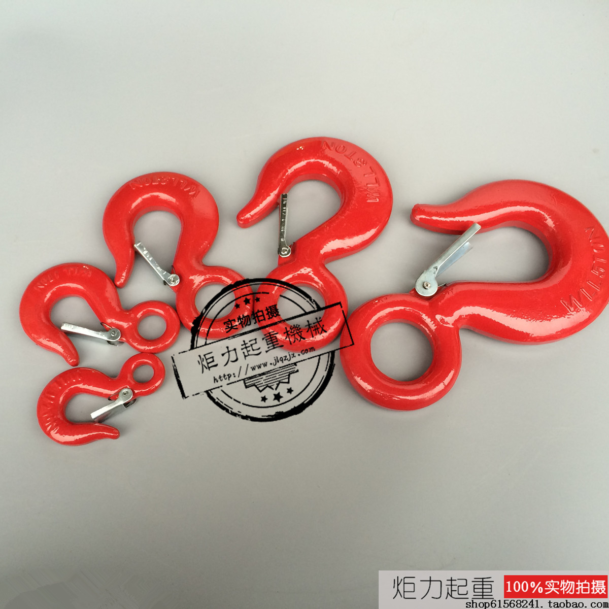 Ring Eye Hook American Ring Eyehook Stock Hook High Strength Hook Red Hook Lifting Hook 1 ton 1 ton 2 ton Sofitting Accessories