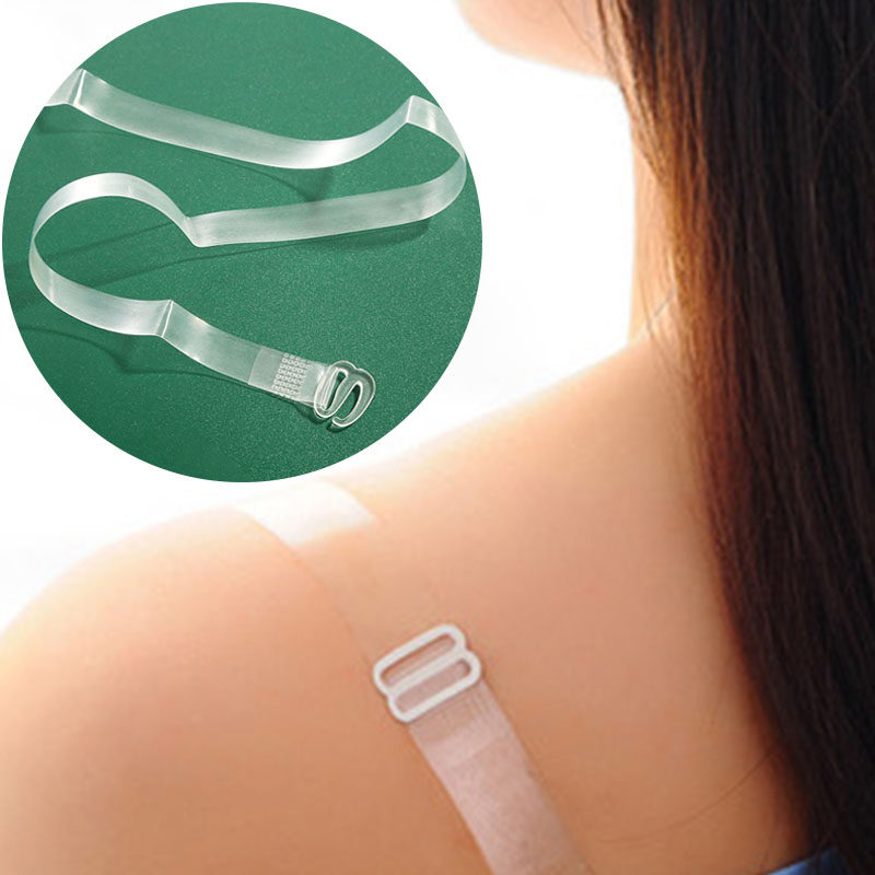 Transparent Invisible Shoulder Strap Non-slip Without Mark Bra Hood Underwear Fine Belt Sub accessories for women feeling Summer 100 hitch-Taobao
