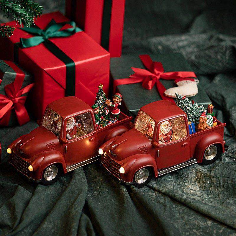 Christmas Music Box for Boys, Toy Music Box, Crystal Ball Model, Train, Steam Engine, Children's Snowflake Birthday Gift