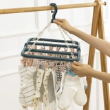 Сушилка для одежды с несколькими зажимами, бытовая сушилка для носков, подвесная вешалка для одежды для студентов и детей, прищепки, сушилка для носков в общежитии