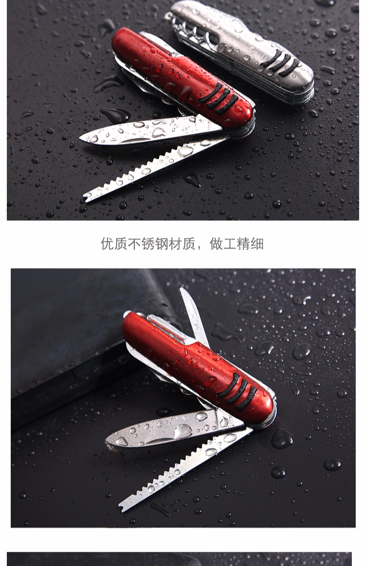 Đa chức năng Swiss Army Dao ngoài trời Cắt dã ngoại Kết hợp Công cụ Claw Eagle Claw Folding Dao câu trái cây cầm tay dụng cụ đa năng Victorinox