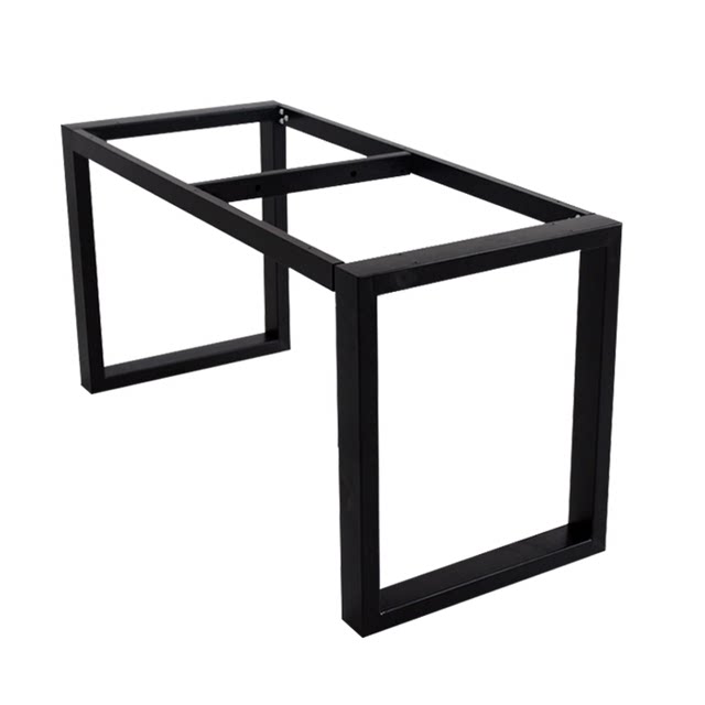 Hardware furniture accessories furniture bracket modern desk frame mouth word table leg steel paint table frame can be customized