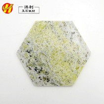 Natural Xiuyan Jia Cui Hexagon Jade Plate Sweat Bath Yurt Cave Wall Brick Dark Green Jade Series Hot Sale