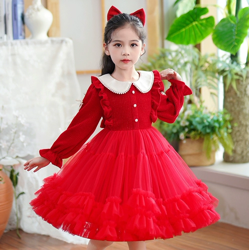 Осеннее детское платье, юбка, осенний наряд маленькой принцессы для девочек, юбка-пачка