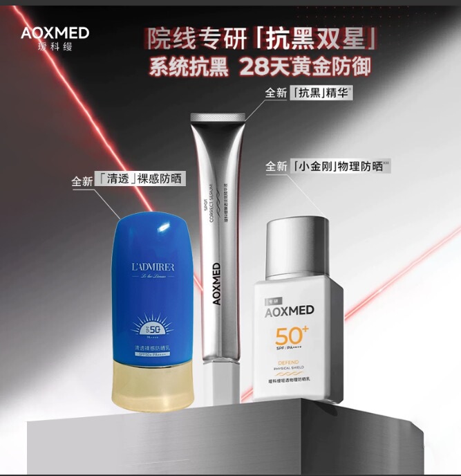 Blue Fatty Cinema Line Aike Man Sunscreen Cream Lightweight Physical Sunscreen Lotion Little King Kong High Spf Sunscreen with Qr Code