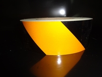 Marine yellow black reflective warning belt Black Yellow twill reflective belt Marine zebra tape 5cm * 33m