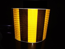 (Crystal Diamond Grade) Straight grain reflective tape Vertical grain drill reflective warning tape reflective track sticker 20cm * 50m