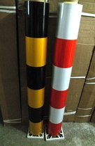 Black and yellow straight grain reflective film grid pole reflective film 3 Red 3 white 3 Yellow 3 White 1 2 meters national standard film