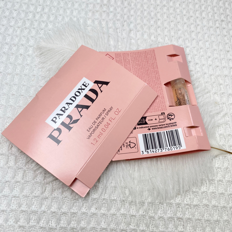 A Sample of the Fragrance ~ Prada Paradoxe My Little Secret Perfume Test Tube 1.2ml Floral Fragrance for Women