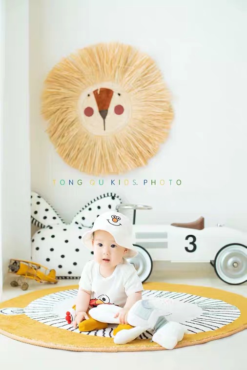 Children's photography 2021 theme live studio props production Nordic style new wedding photo studio studio live