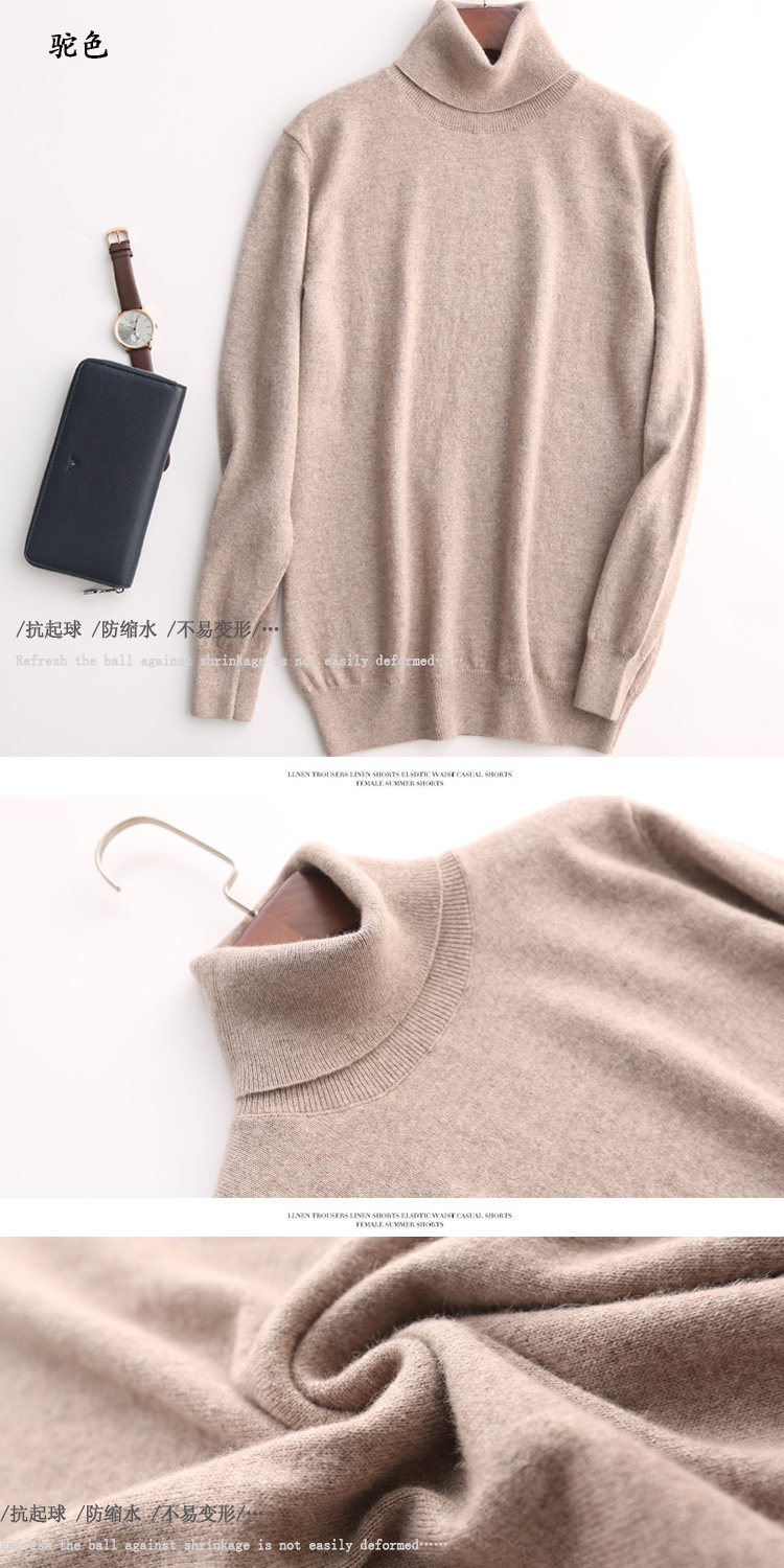 Mùa đông mới áo len cashmere dày của nam áo khoác da lộn nam