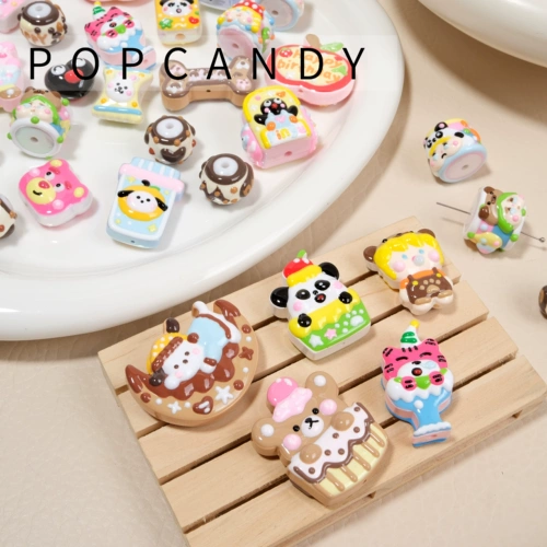 Ручная кусочка мультфильм Симпатичный производственный материал из бисера Diy Сумка для подвесных аксессуаров ручной